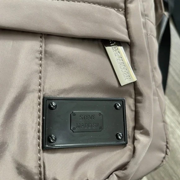 Steve Madden Tan Backpack Modern Design - Picture 3 of 10